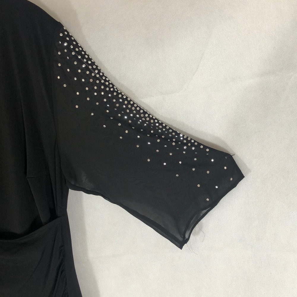 NWT = GLAMOUR Nights, Size 10 , Midi Black Dress , - Picture 5 of 8
